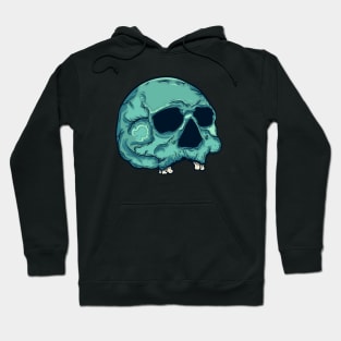 Green skull head Hoodie